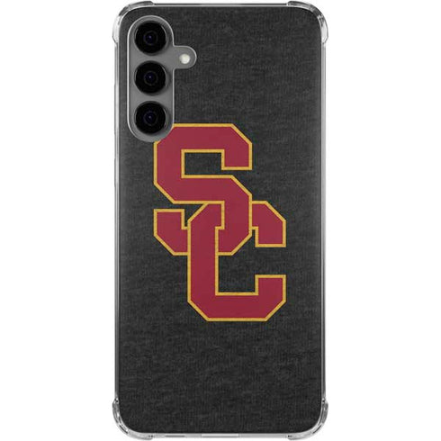 University of Southern California USC Grey Logo Galaxy S24 Plus Clear Case